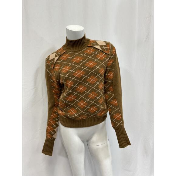 Chlo� 'Turtleneck' Brown Long Sleeve Sweater Size XS - Picture 2 of 5